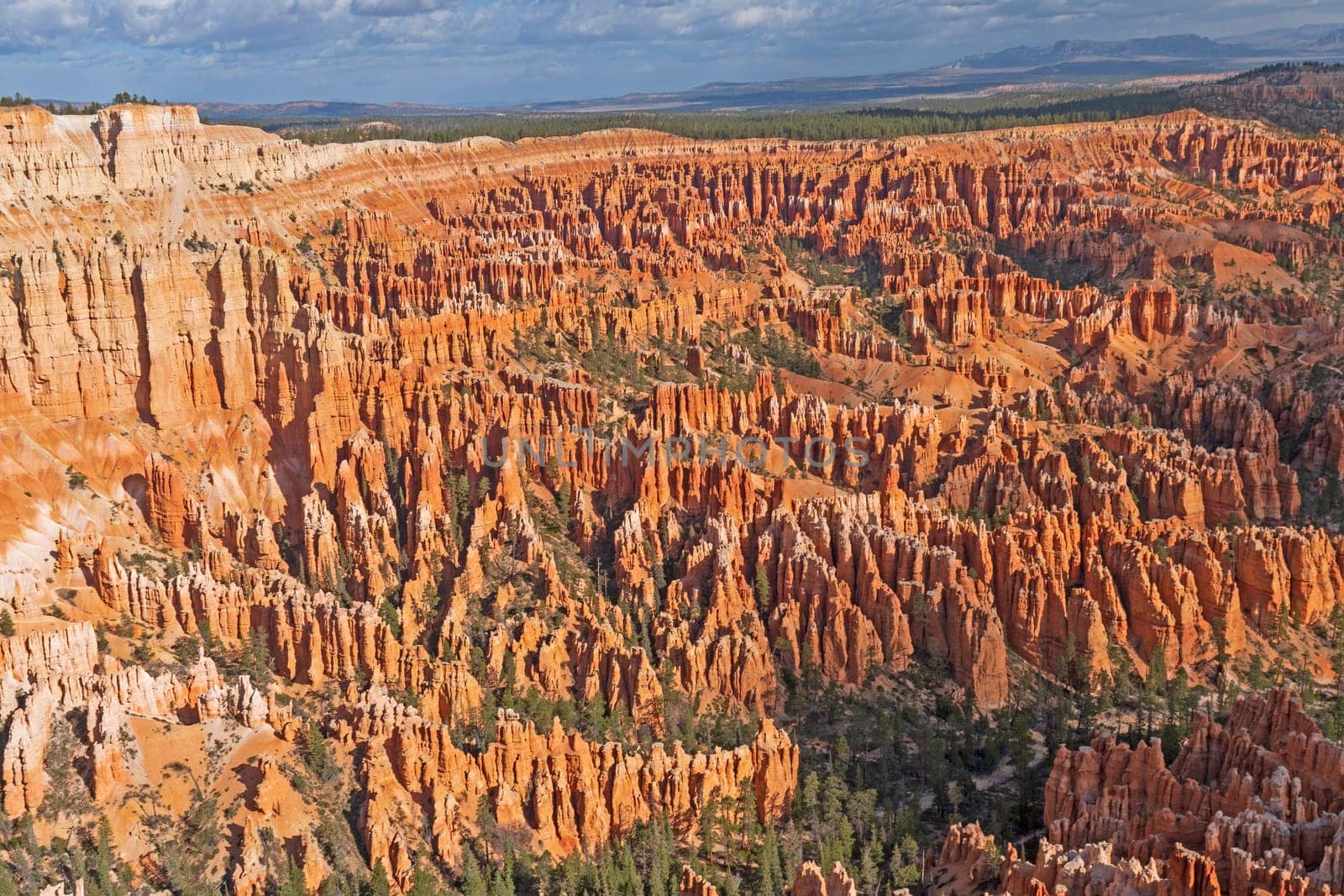 Bryce Canyon Panorama in the Spring in Bryce Canyon National Park in Utah
