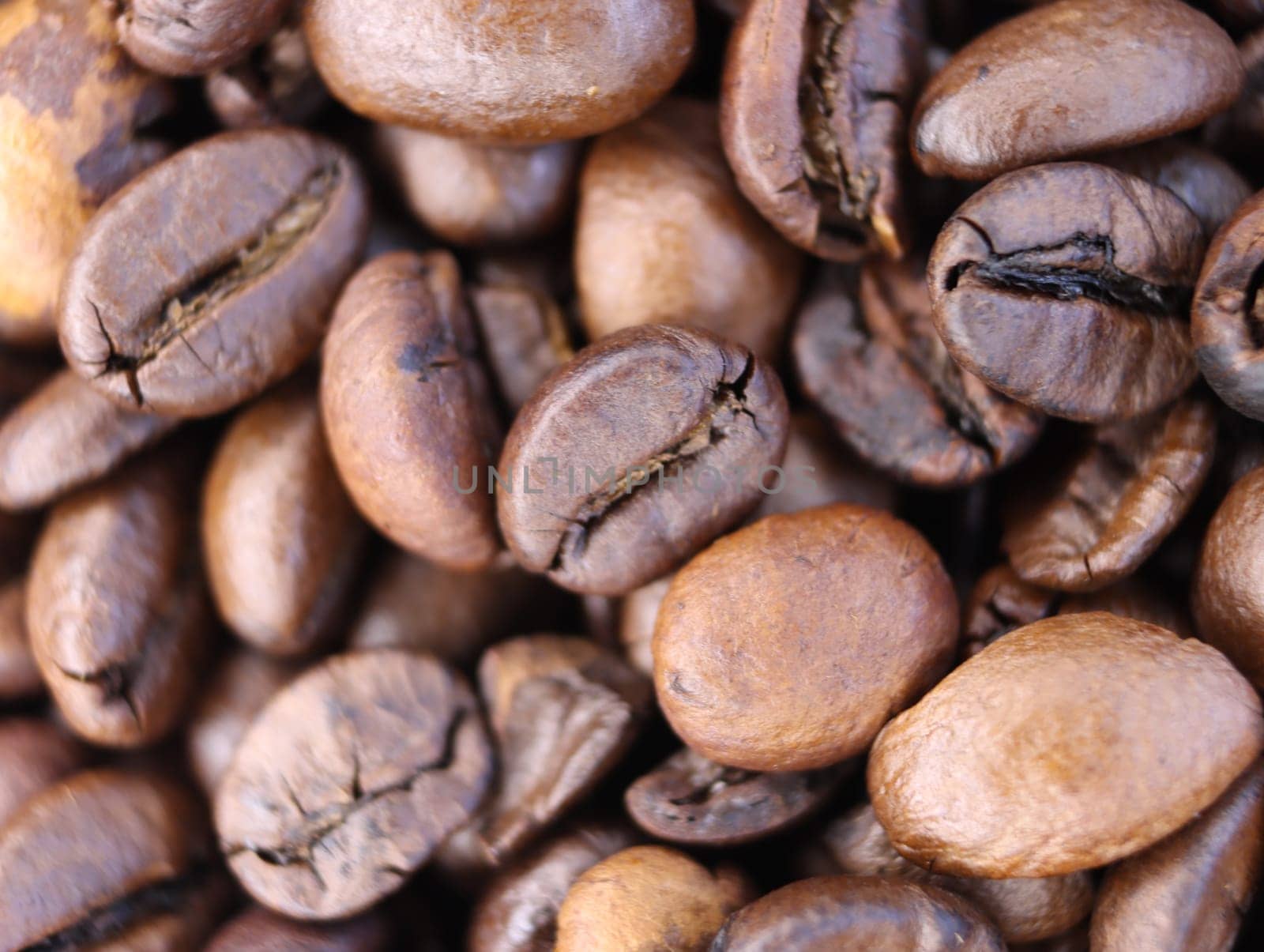 delicious roasted natural coffee beans with careful aroma flavor