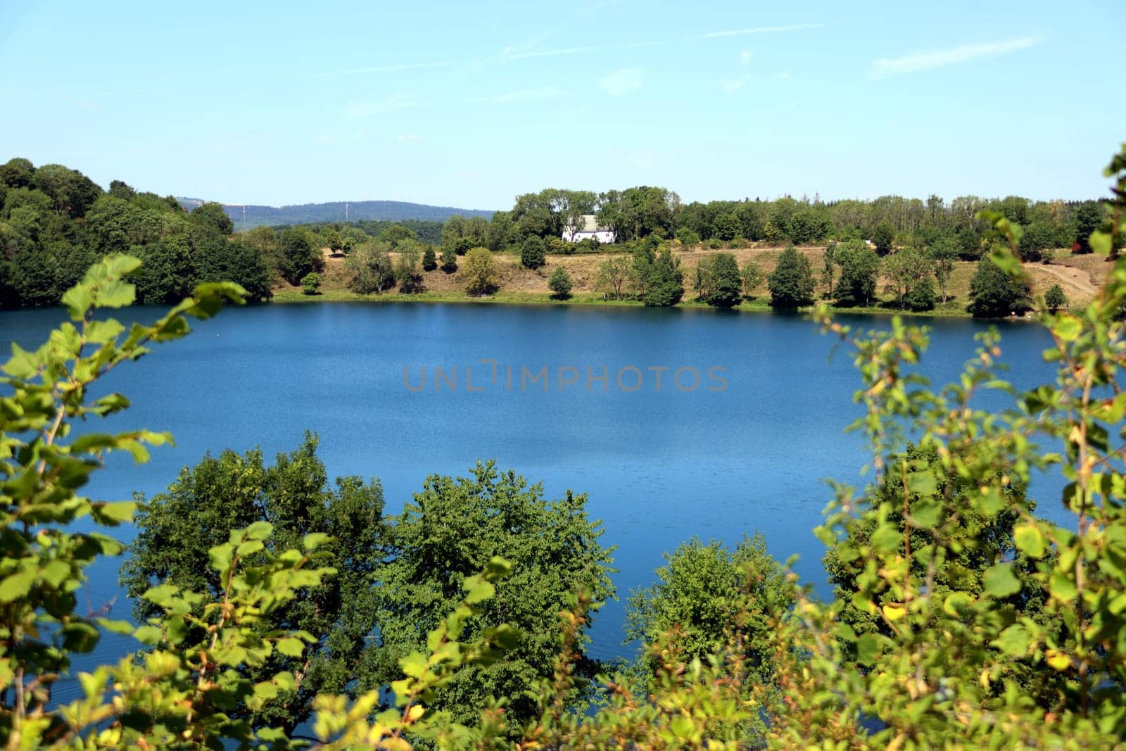 Weinfelder Maar oder Totenmaar, Daun, Rheinland-Pfalz, Deutschland, Schalkenmehren