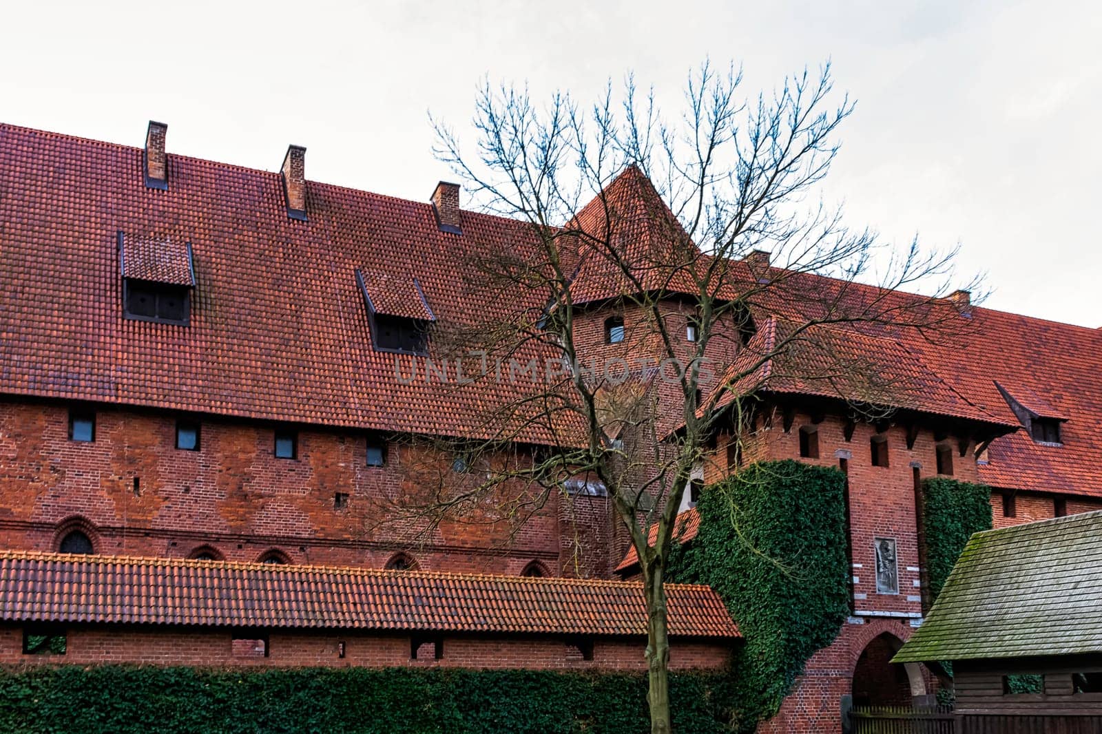 Castle of the Teutonic Order in Malbork - the largest castle in the world by land area in Malbork, Pomerania, Poland