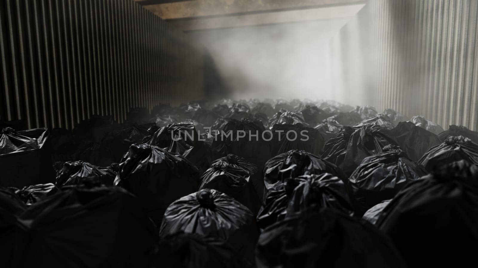 3D illustration Background for advertising and wallpaper in resource management and leftovers scene. 3D rendering in decorative concept.