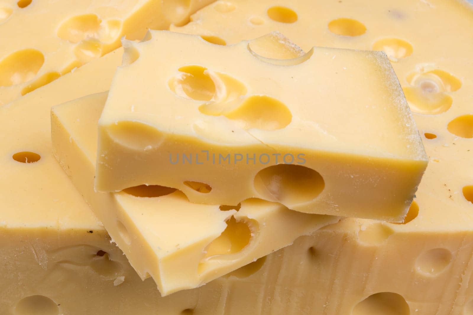 Fresh emmental cheese for cooking or eating
