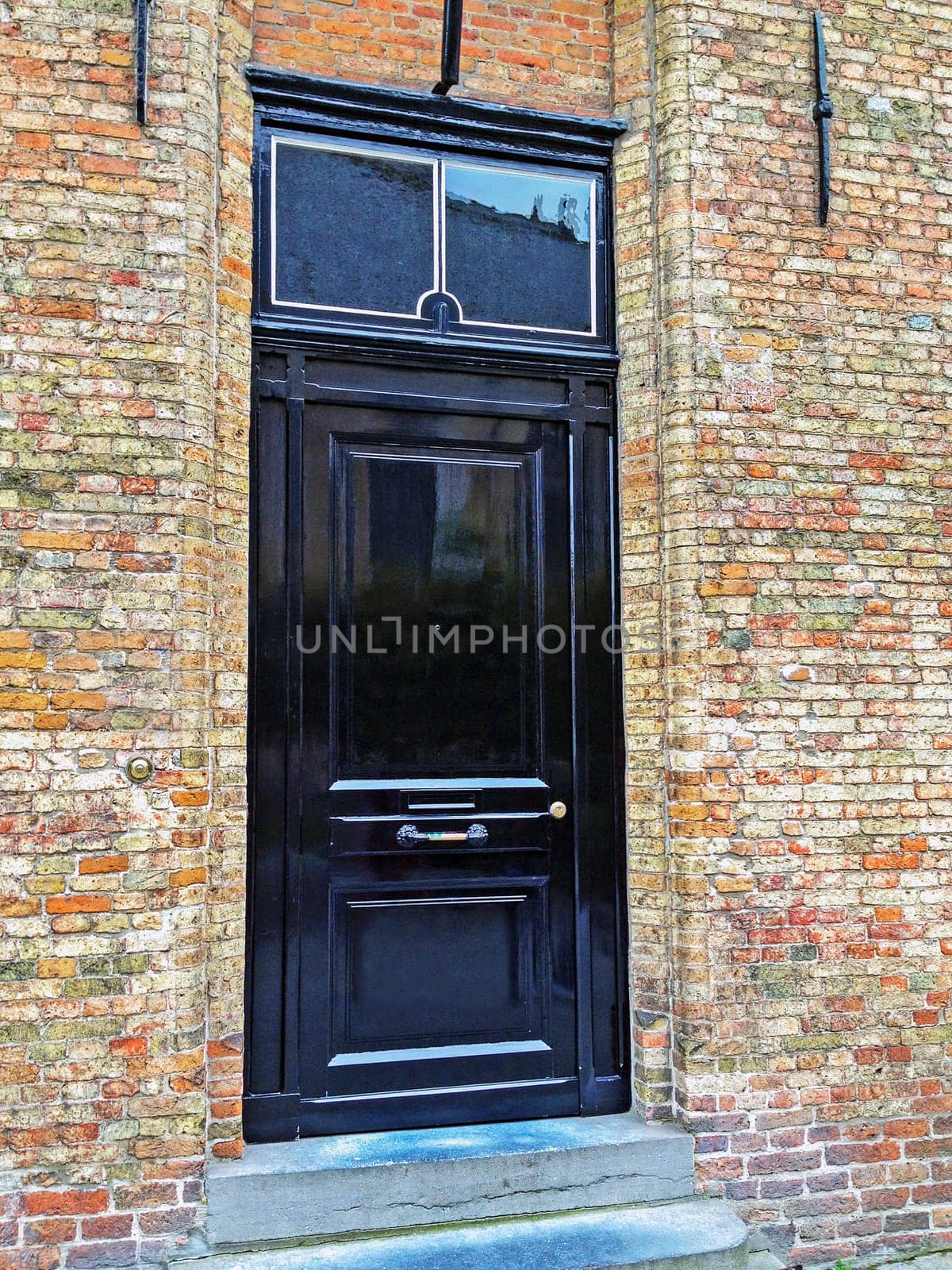 Door on House in Bruges, Belgium