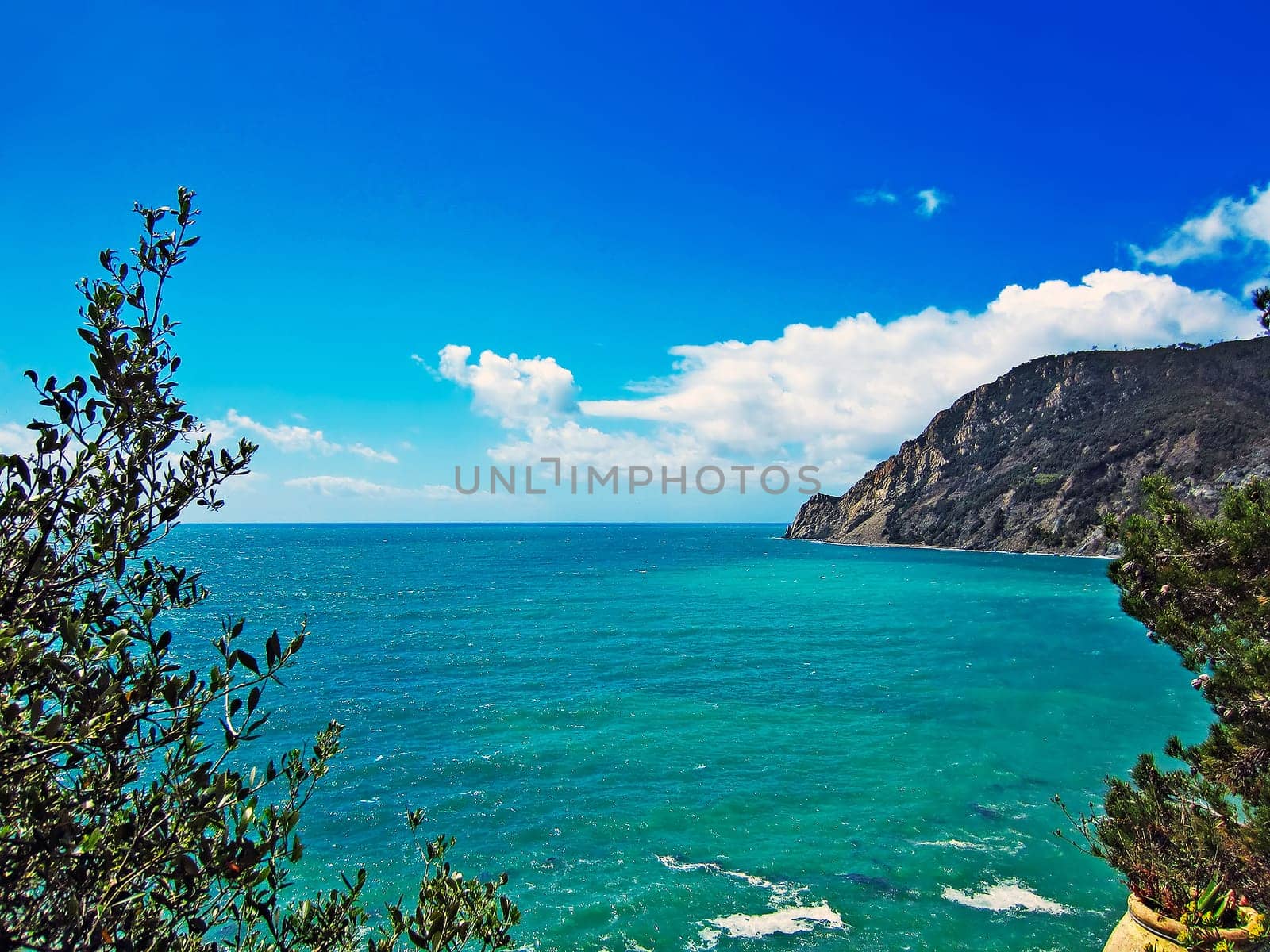 Mediterranean Coast by Monterosso, Italy