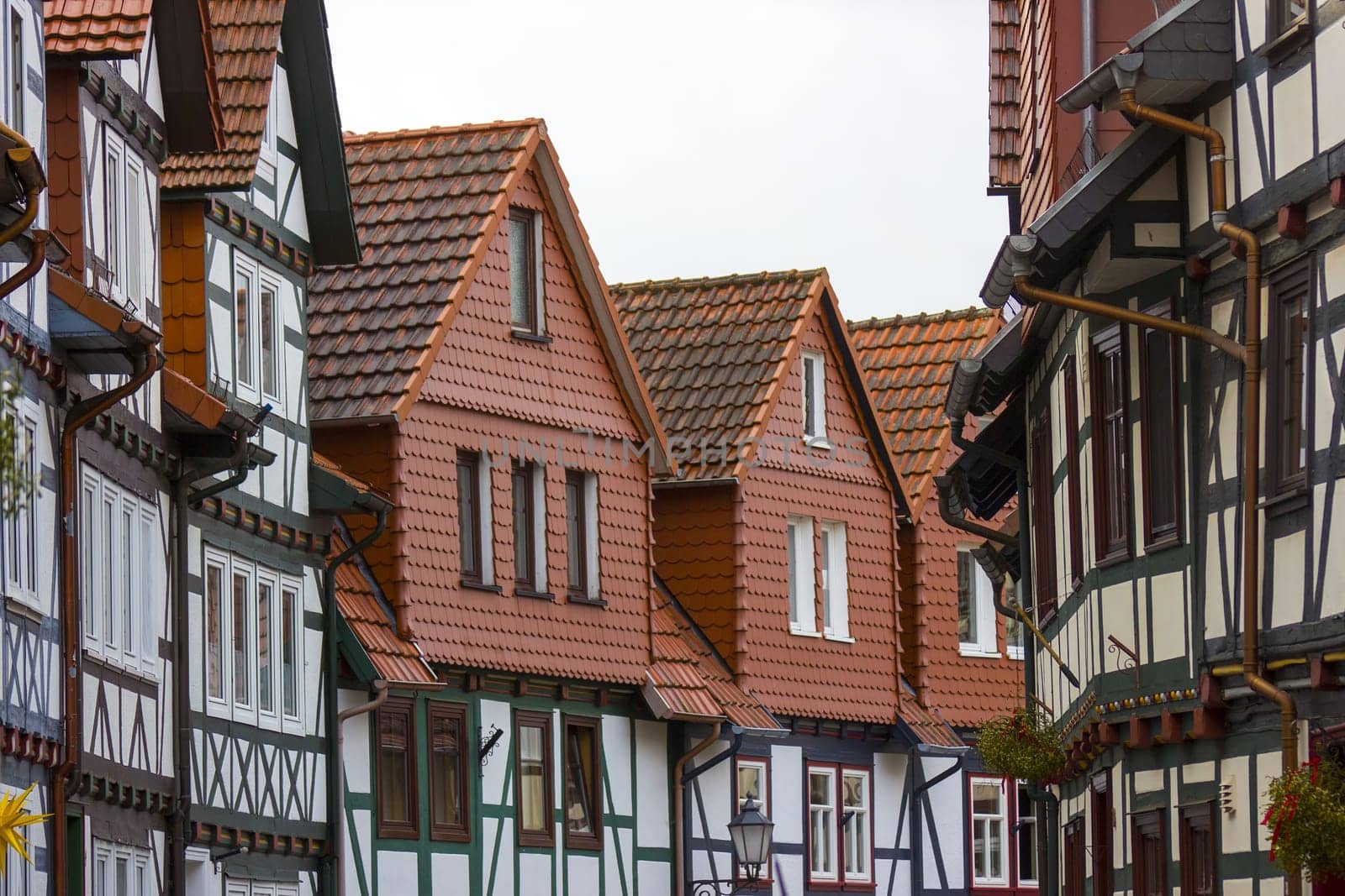 The Town of Bad Sooden Allendorf in the Werra Valley in Germany, Hessen