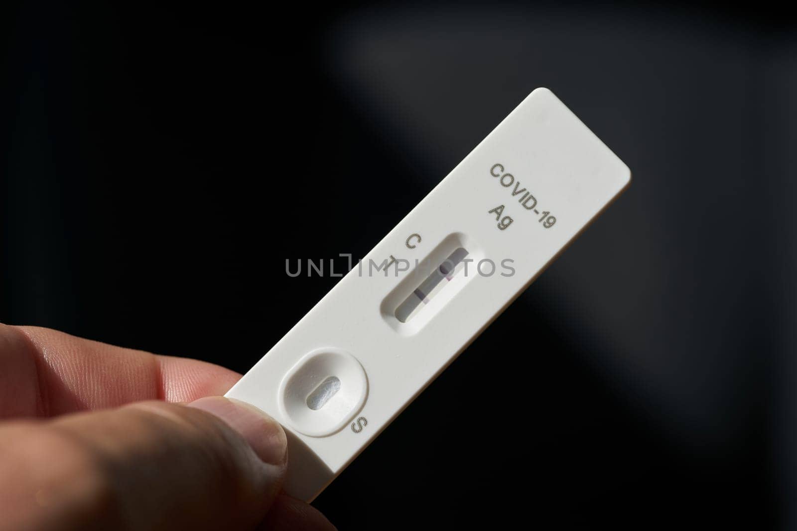 Self-conducted Corona antigen rapid test with a positive test result