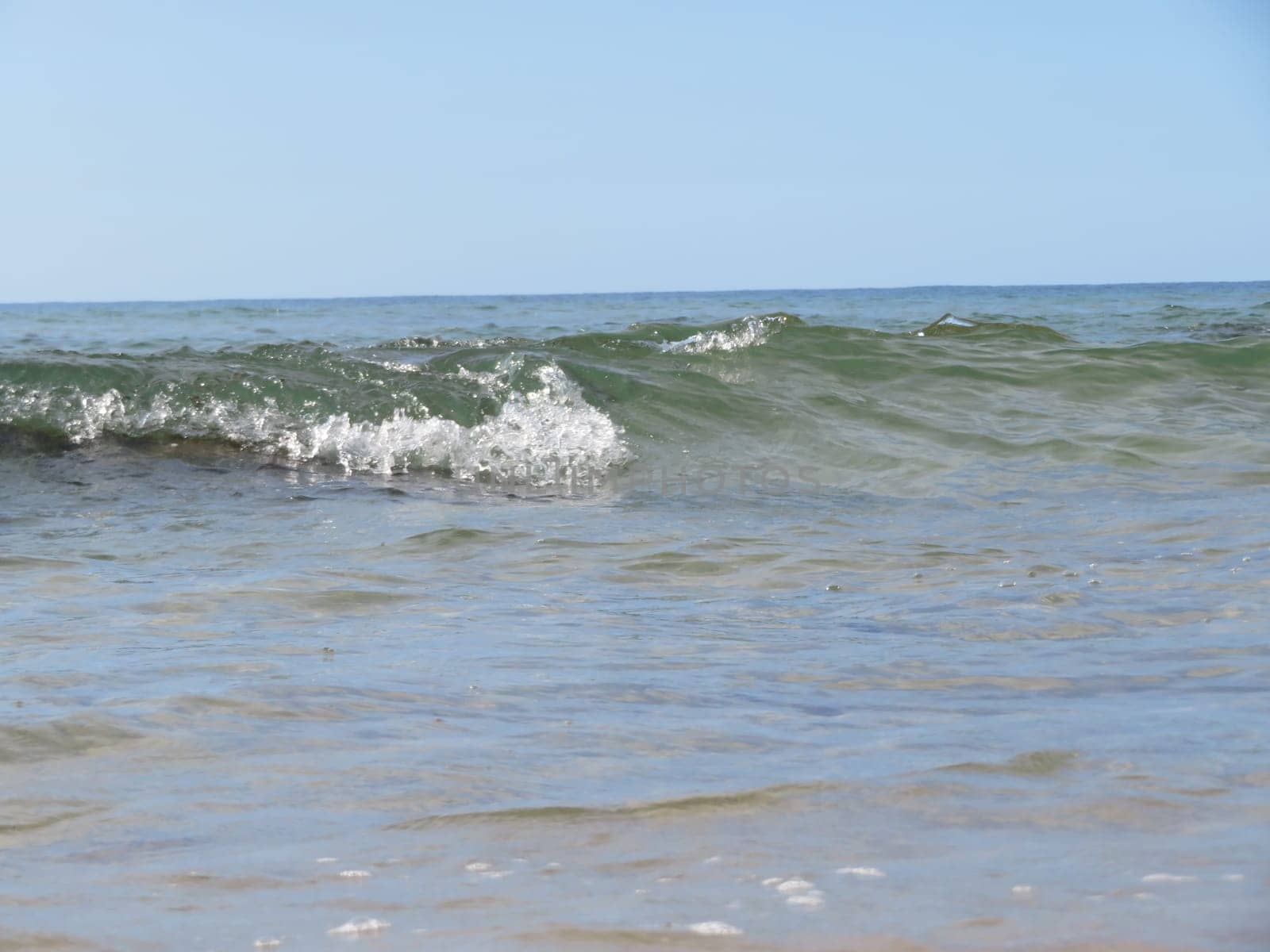 Beautiful beach with clean waters and sparkling sand