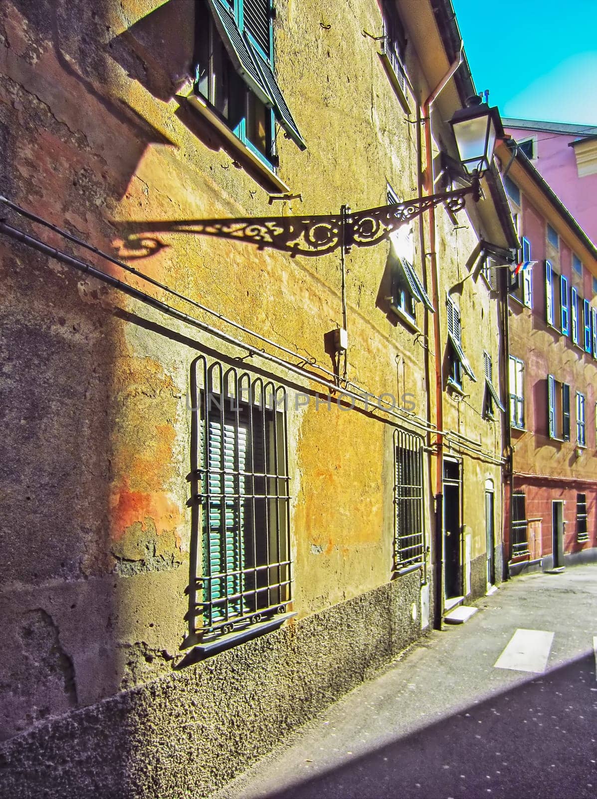 Street in Bogliasco, Italy