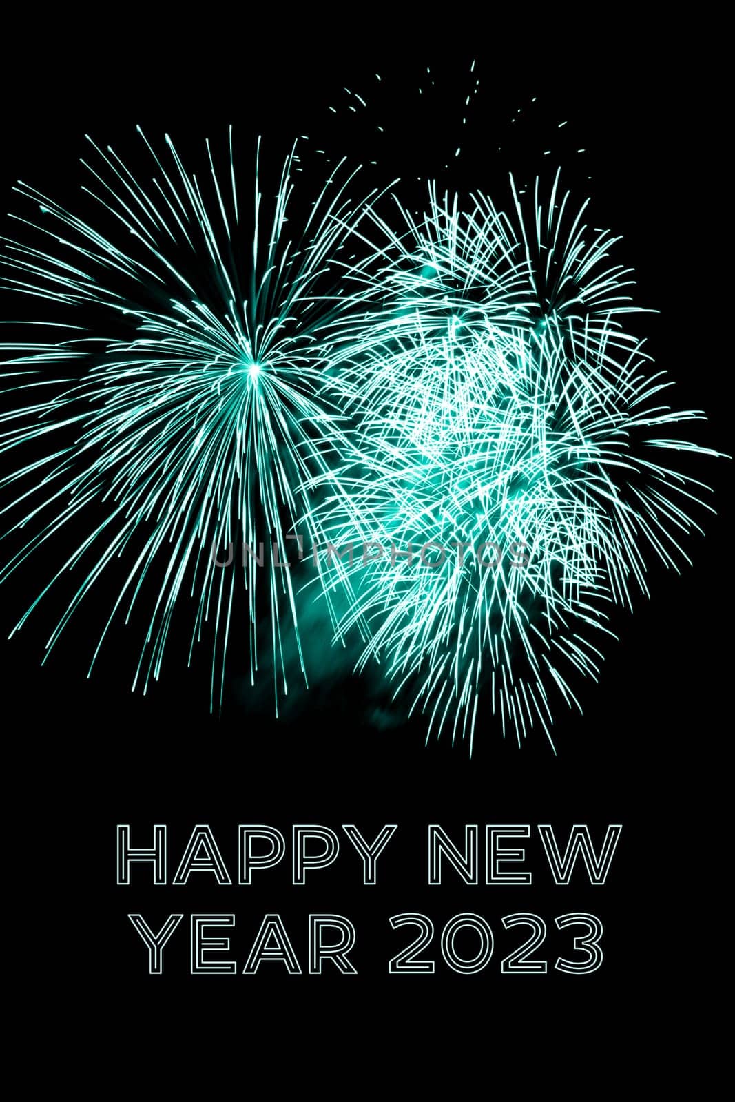 Luxury firework event sky show turn of the year celebration. Holidays season party time. Premium entertainment nightlife background.