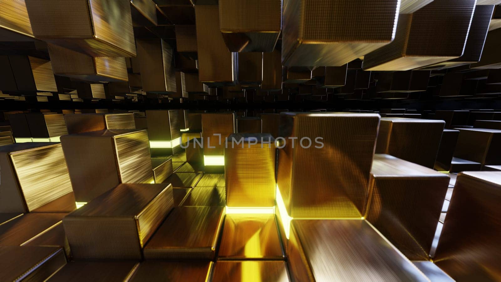 3D illustration Background for advertising and wallpaper in sci fi and technology innovation scene. 3D rendering in decorative concept.