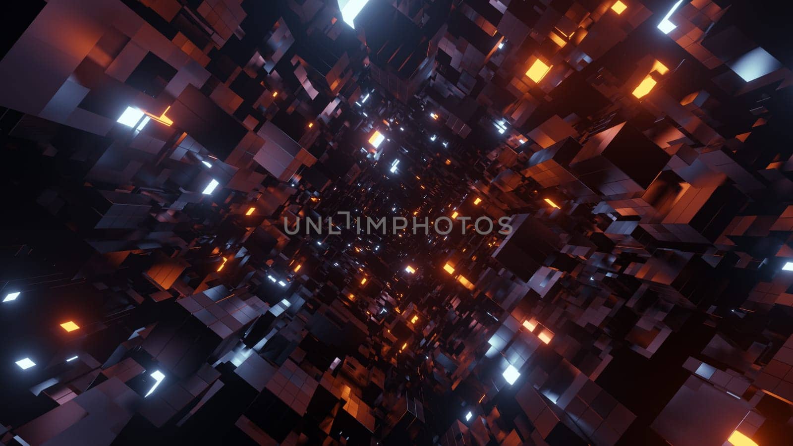 3D illustration Background for advertising and wallpaper in sci fi and technology innovation scene. 3D rendering in decorative concept.