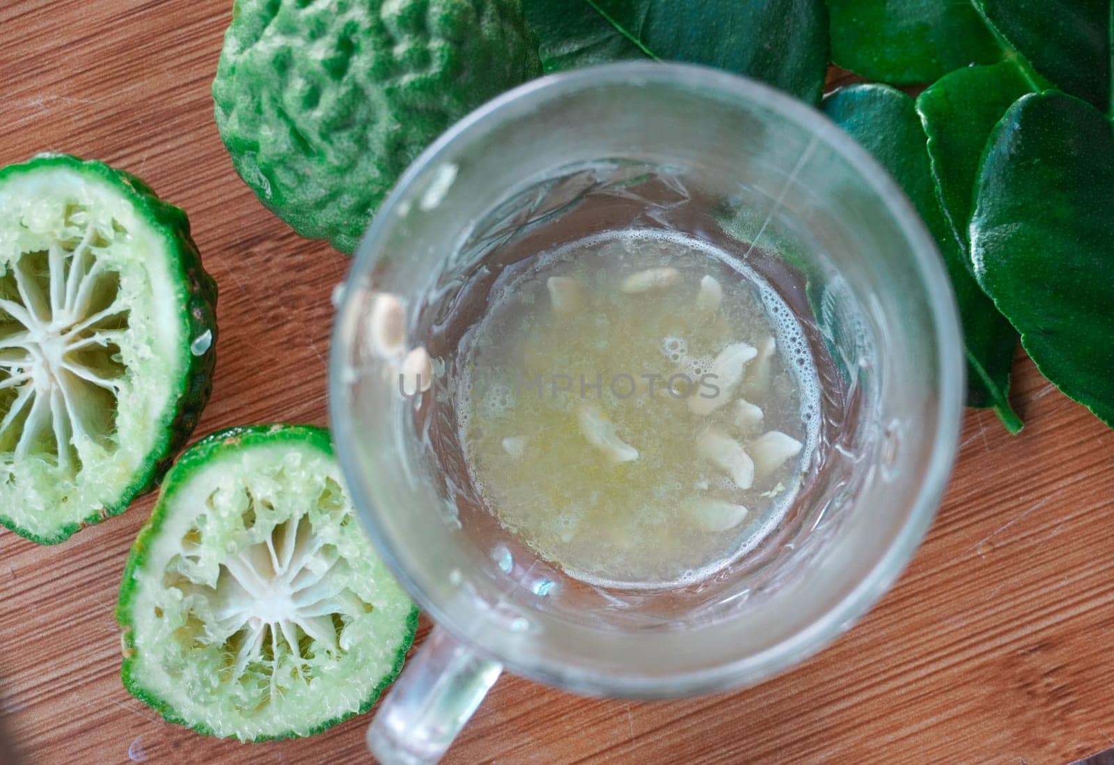 Bergamot or kaffir lime freshly squeezed juice
