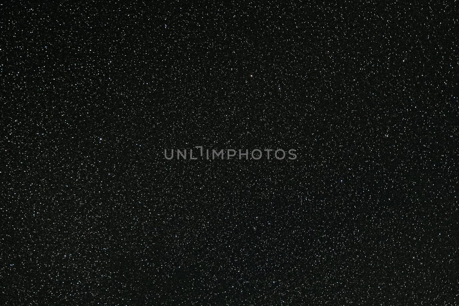 Real Night Sky Stars. Natural Starry Sky Dark Black Background Backdrop.