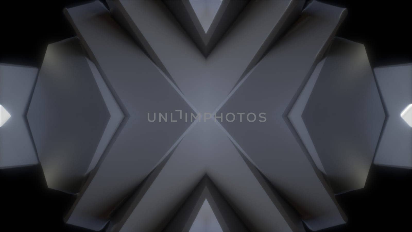 Abstract metal background. Computer generated 3d render