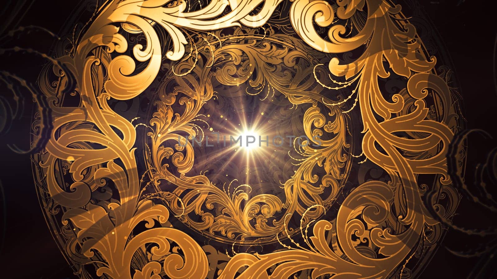 3D illustration Background for advertising and wallpaper in russian frame vintage and fashion party scene. 3D rendering in decorative concept.