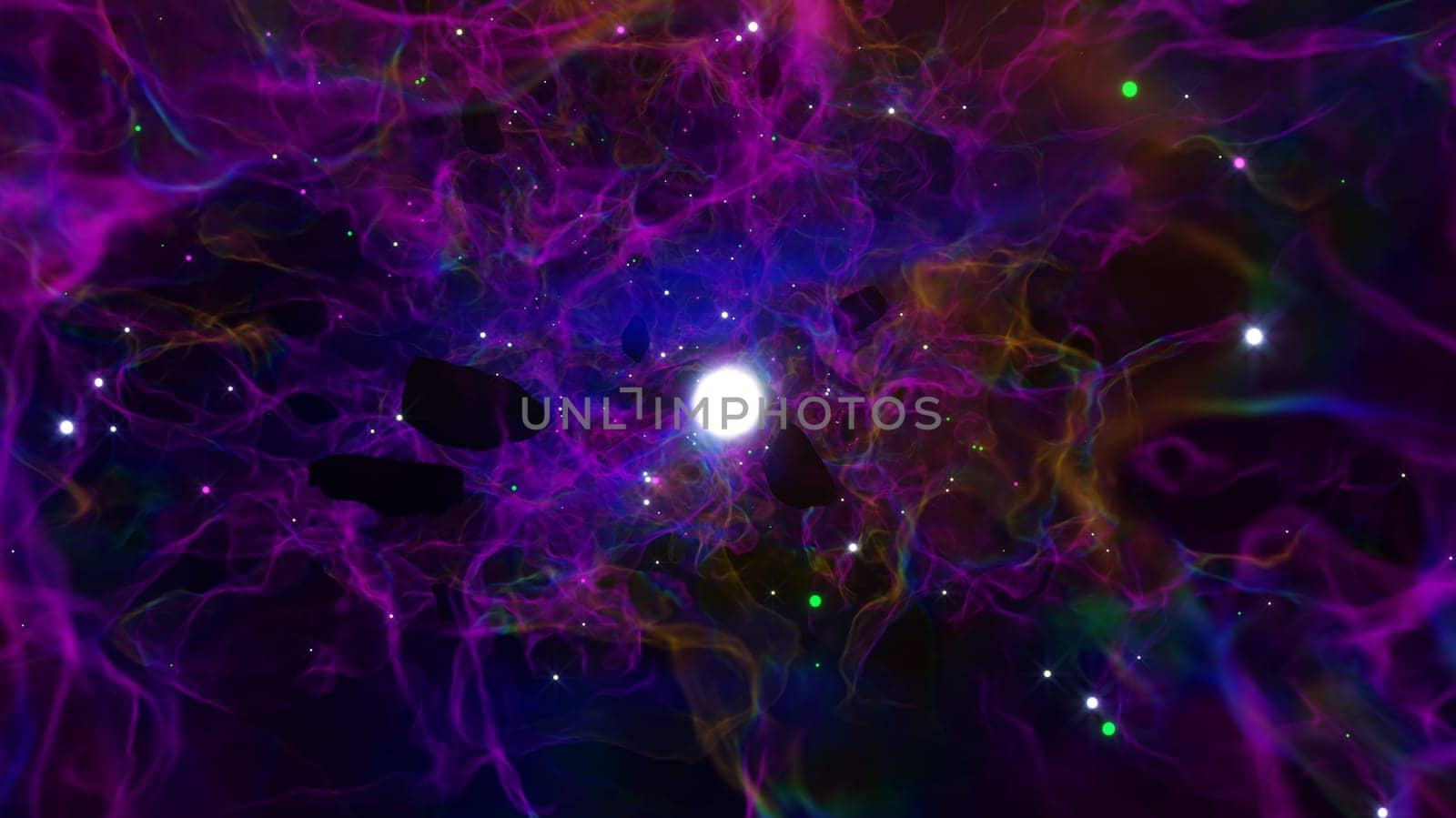 3D illustration Background for advertising and wallpaper in space and earth scene. 3D rendering in decorative concept