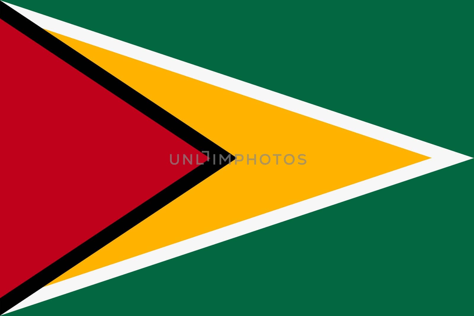 A Guyana flag background flag illustration red yellow green star black