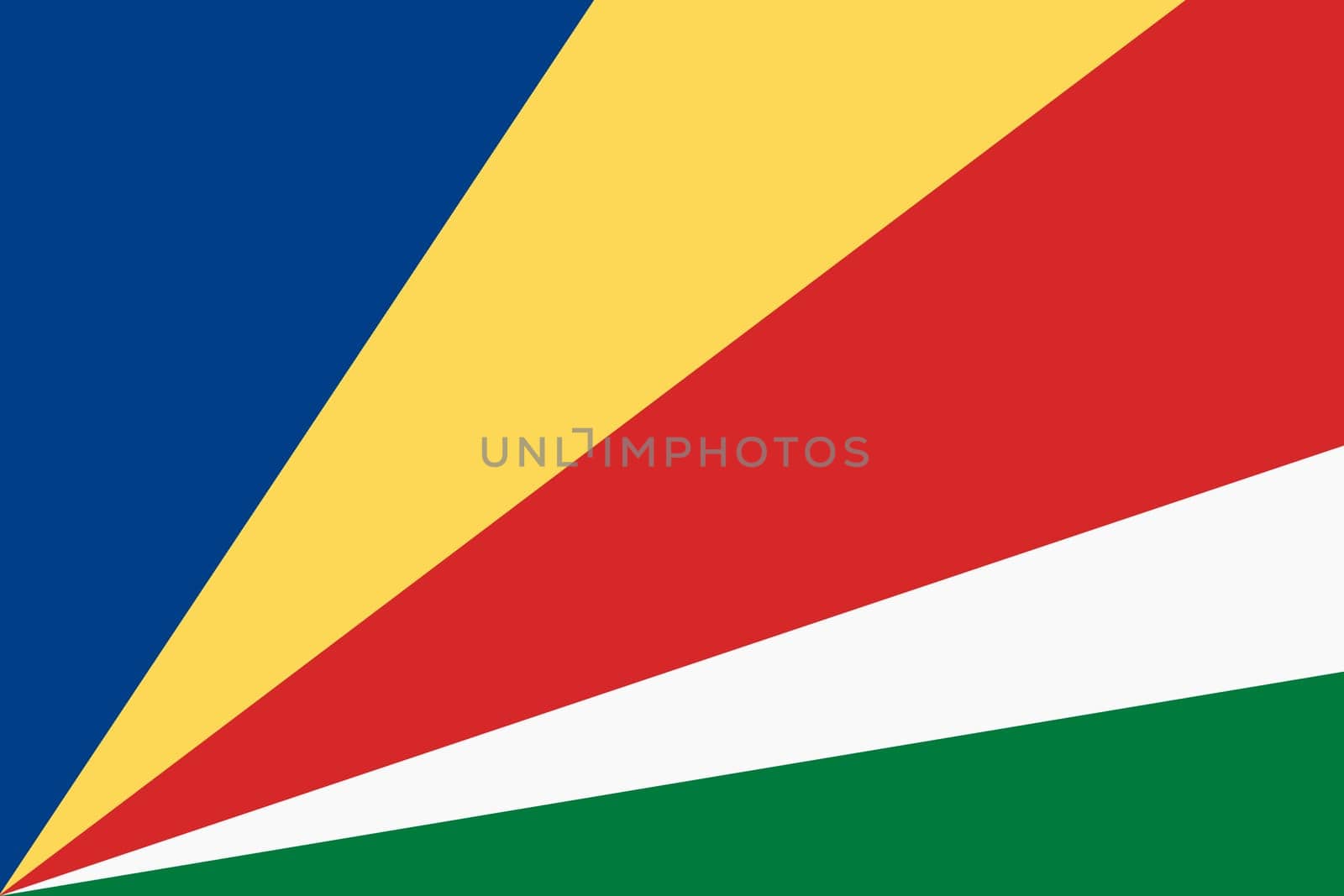 A Seychelles flag background illustration blue yellow red white green diagonal