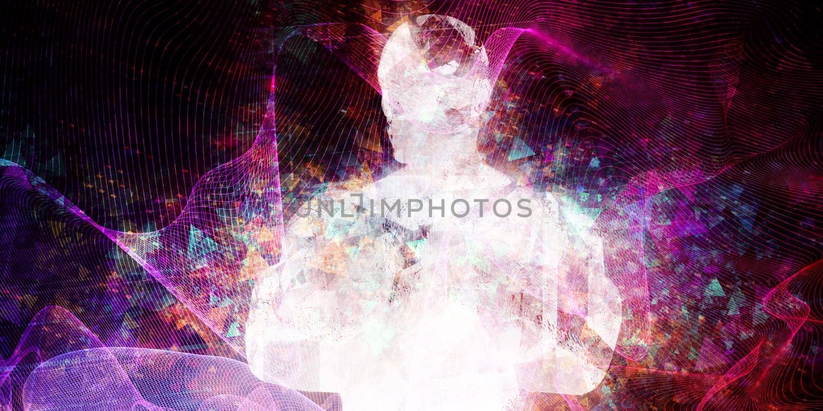 Inspirational Background with Colorful Explosion Creative Concept