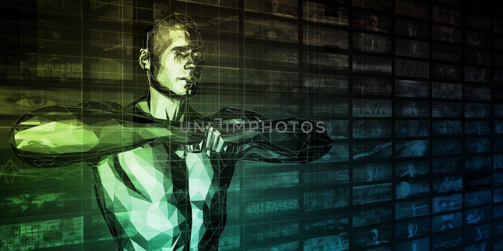 Abstract technology Business Template Background as Art