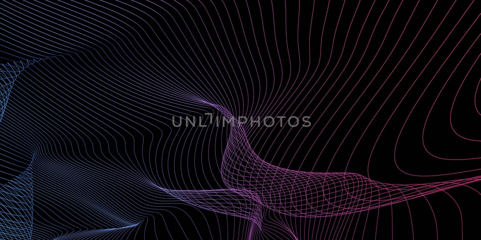 Virtual Technology with Data Network Stream Art