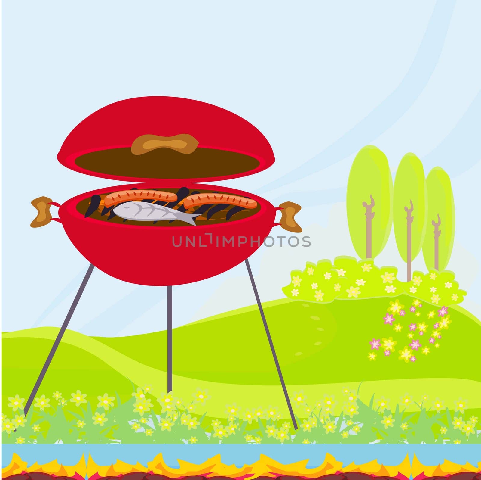 Barbecue Party Invitation