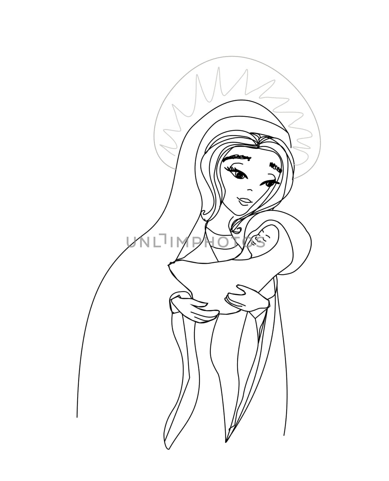 Madonna and child Jesus