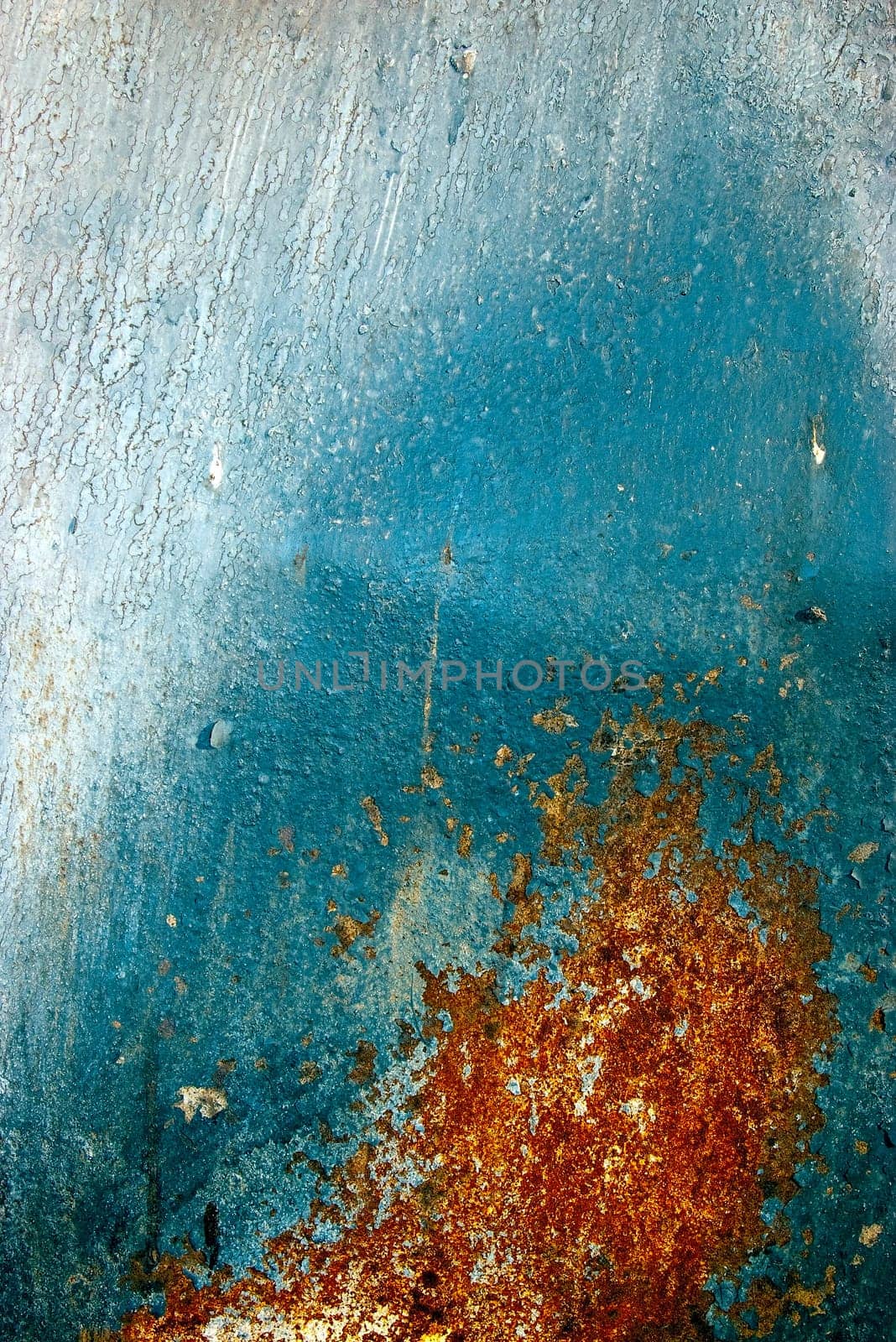 Rusty vintage colored grunge iron textured background