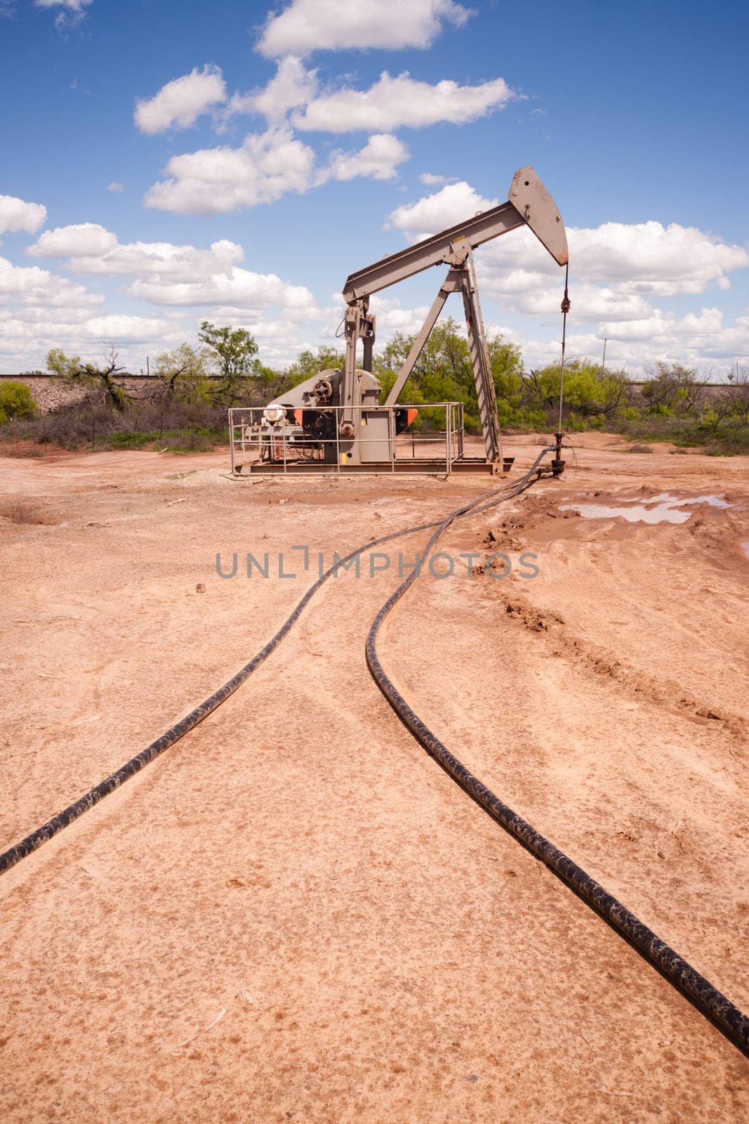 A device used for oil exploration in Texas