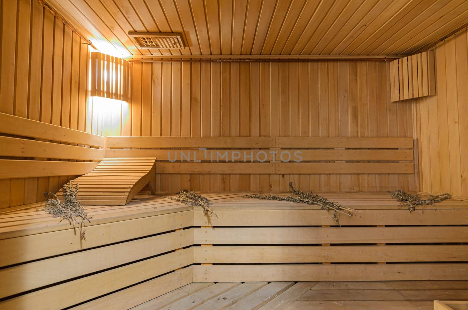 The interior of the bath in a private house
