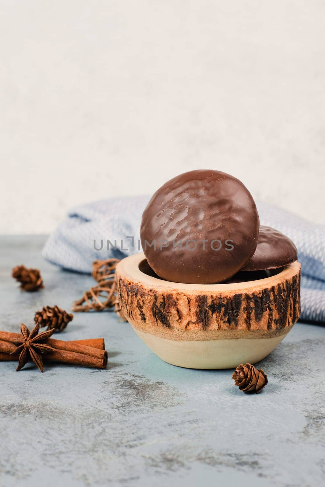 Nurnberg elisen gingerbread, traditional german chocolate coated christmas sweets