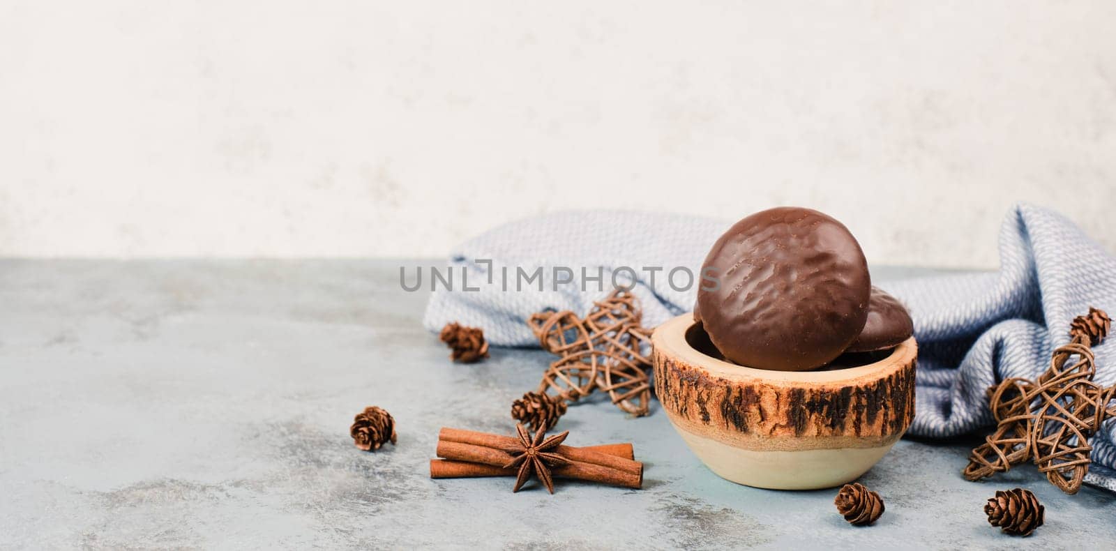 Nurnberg elisen gingerbread, traditional german chocolate coated christmas sweets