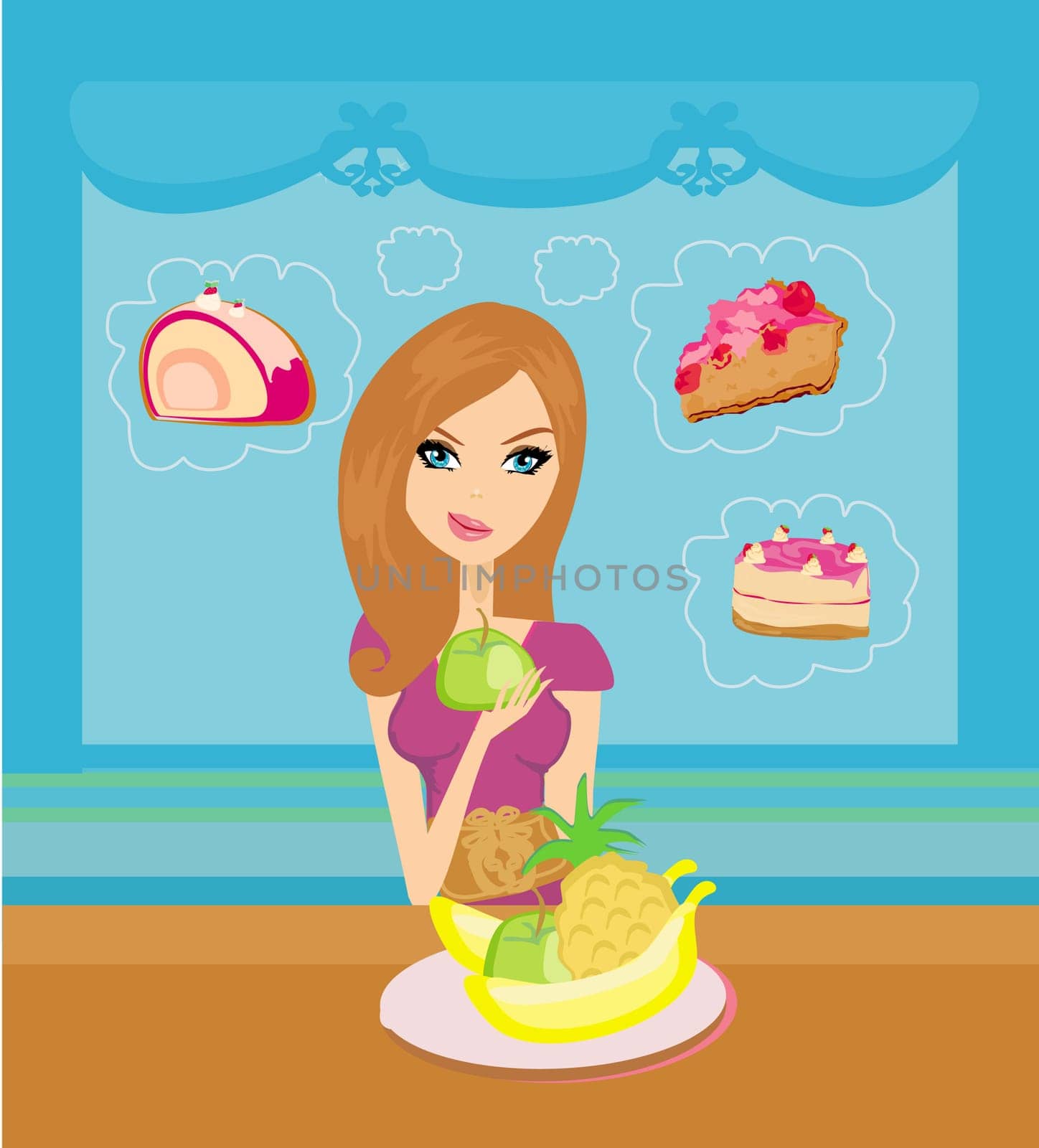 Diet eating temptation