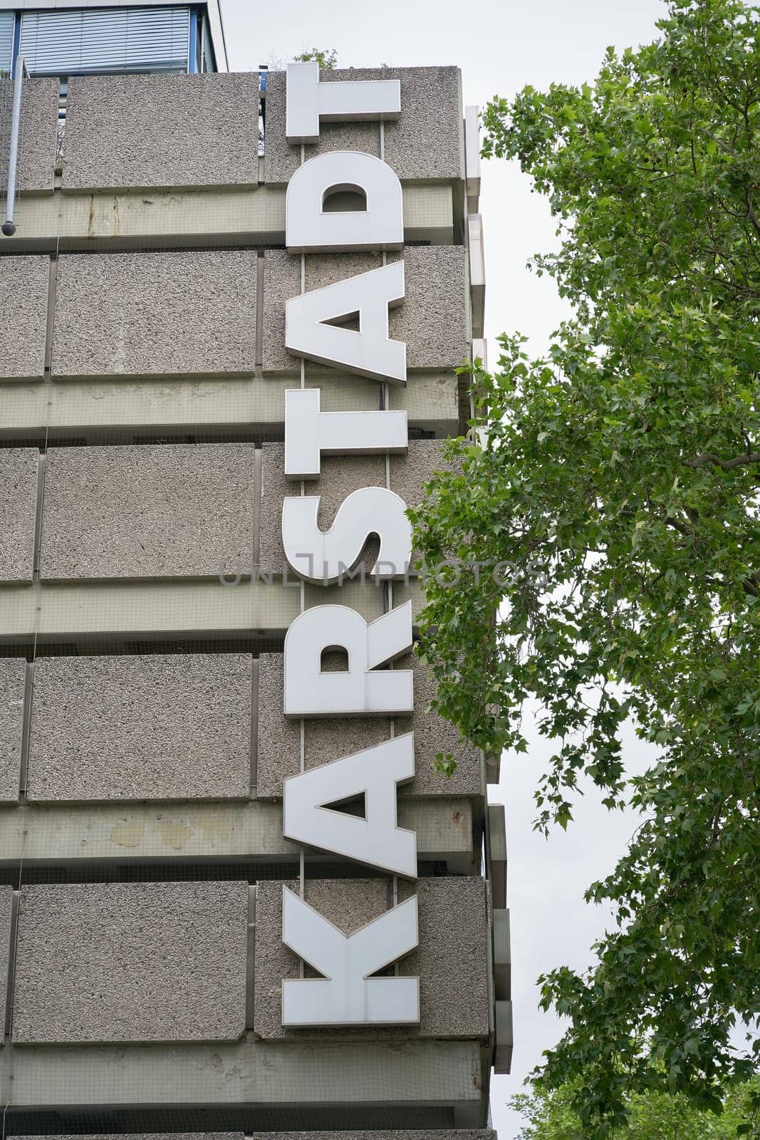 Karstadt department store branch and lettering in downtown Berlin