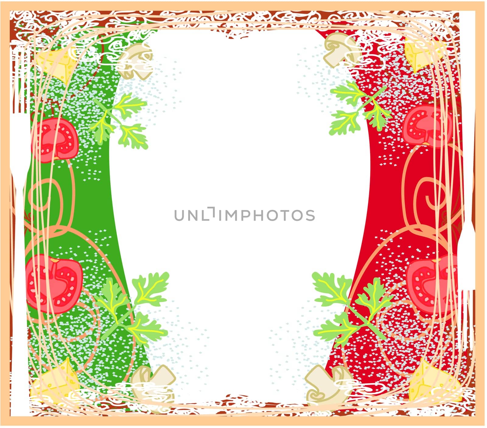 pasta pattern - Vintage style