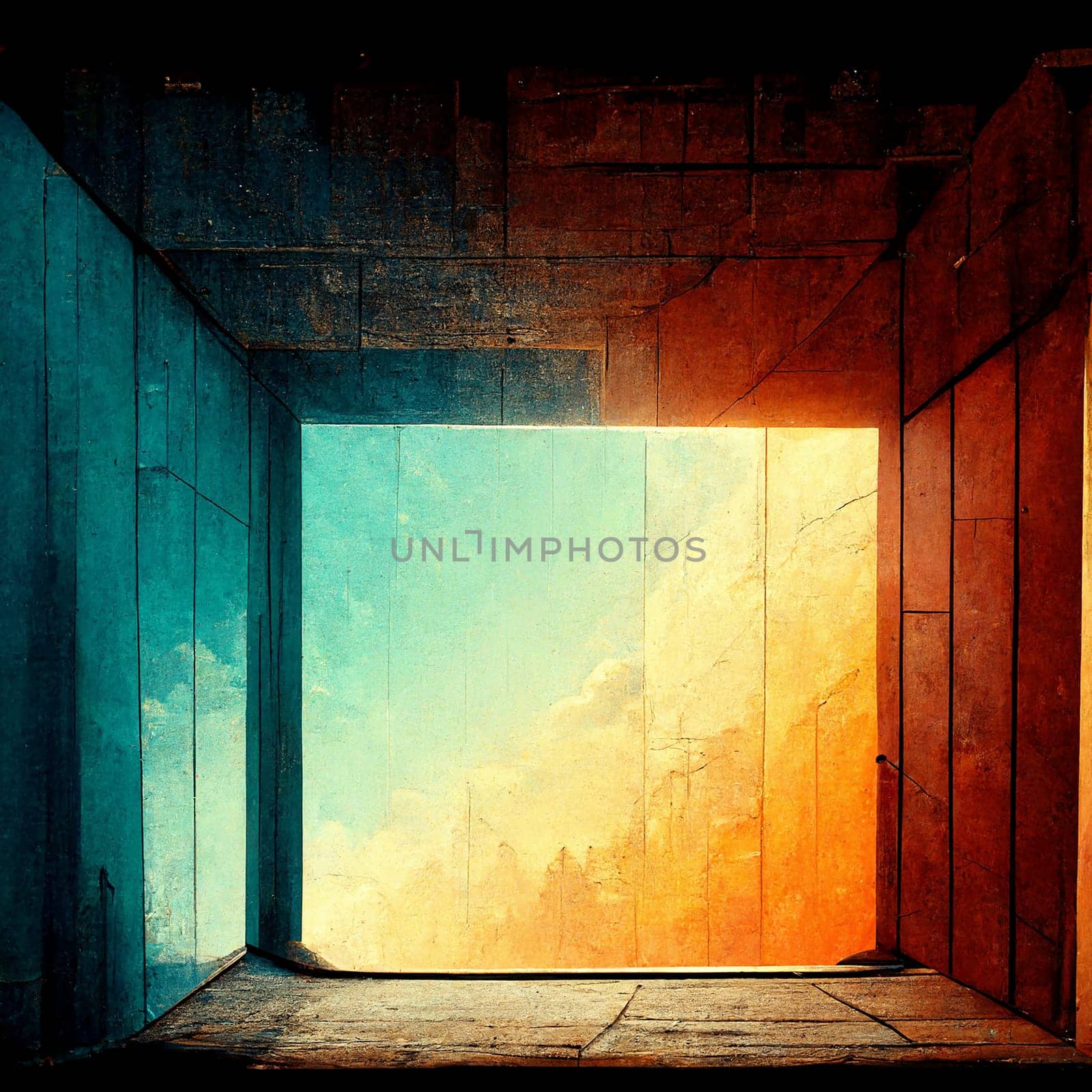 Think outside the box, brainstorming for new ideas, being innovative and have a vision, business concept, colorful illustration