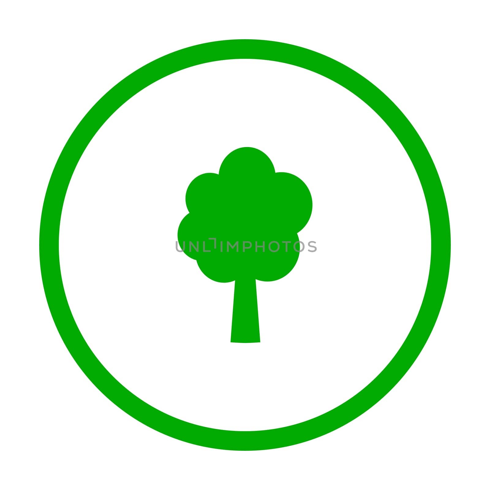Tree and circle