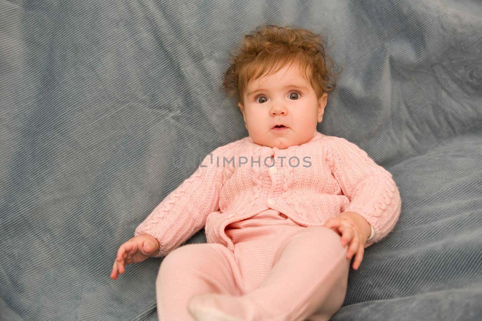 young baby portrait, studio picture