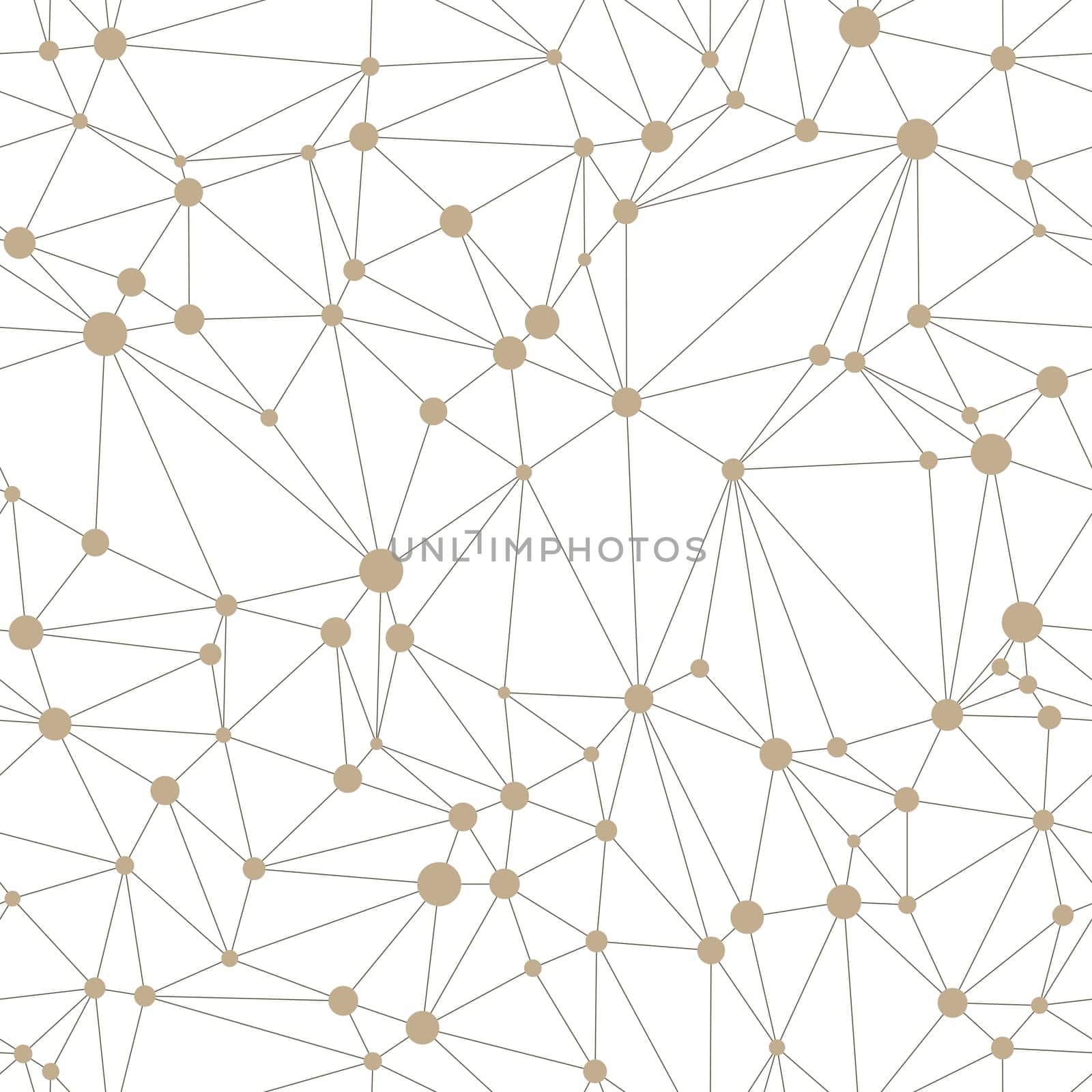abstract background with seamless connection points pattern