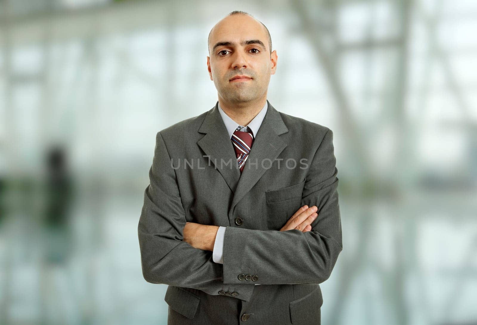 young business man portrait at the office