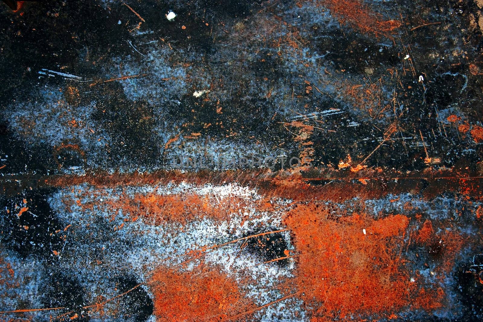 Rusty vintage colored grunge iron textured background