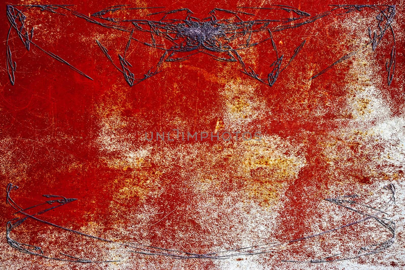 Rusty vintage colored grunge iron textured background