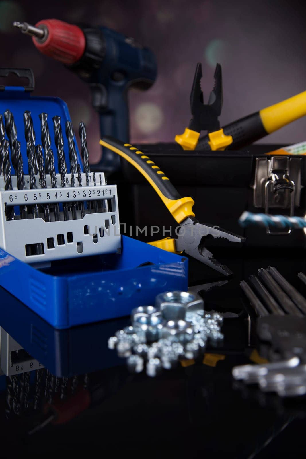 Still life with constructor tools