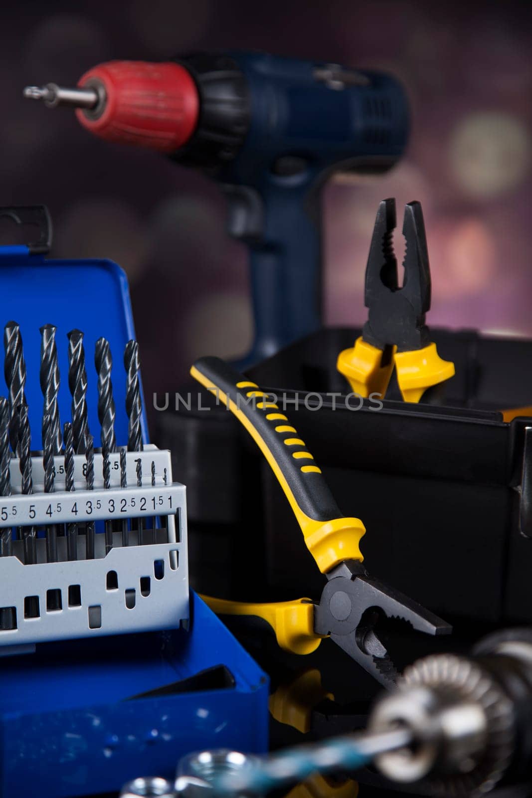 Still life with constructor tools