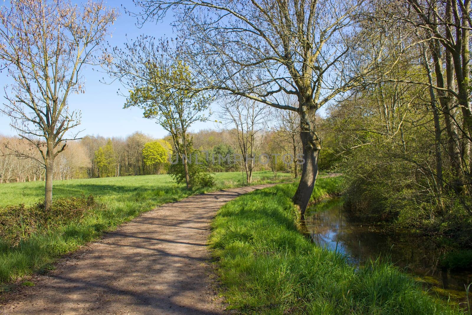 German countryside landscape, Lower Rhine Region