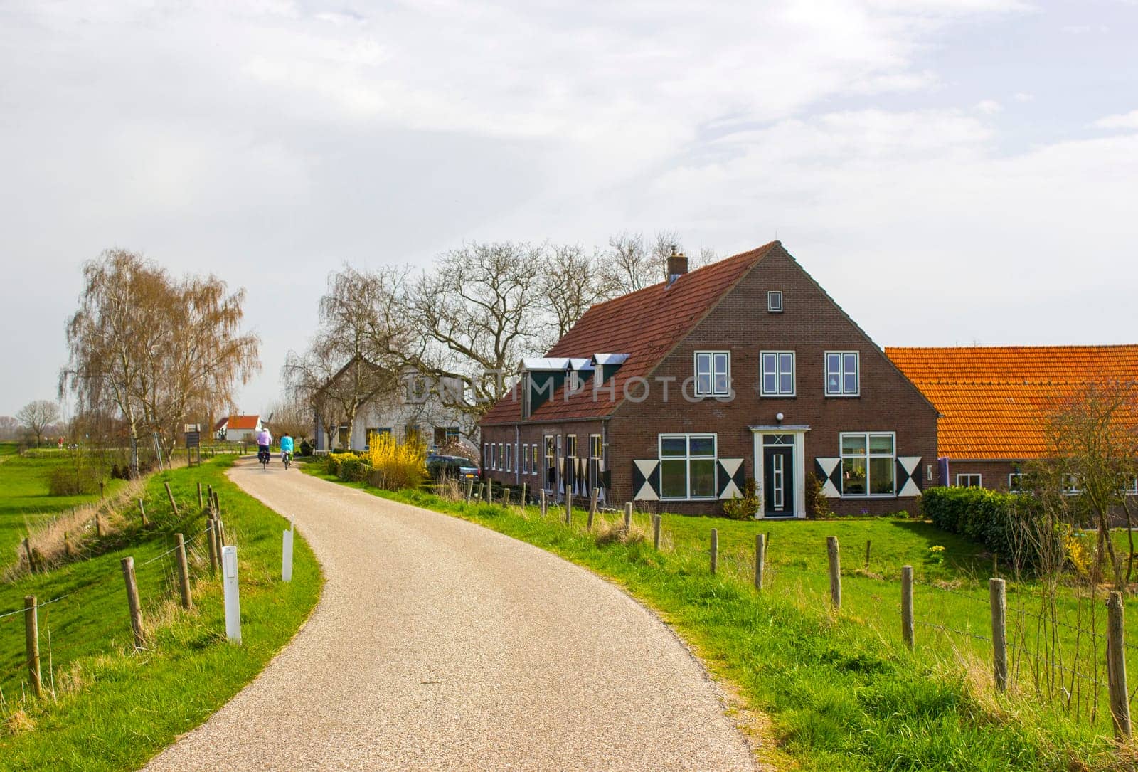 county landscape in the Netherlands, near Ooij, Gelderland