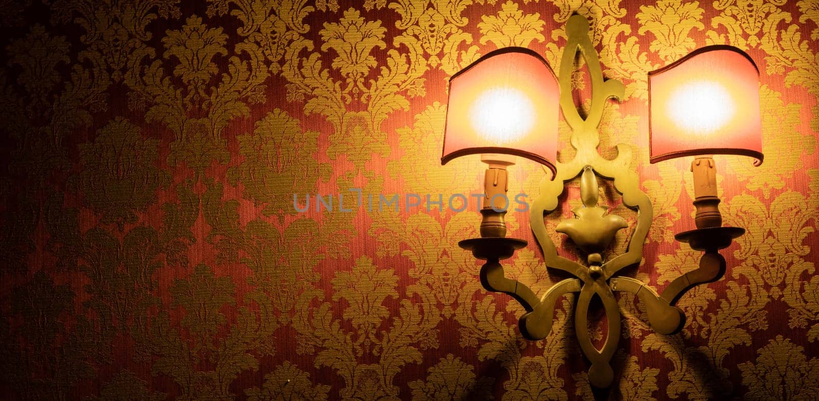 Vintage venetian background. Retro pattern in this old decorative wallpaper.