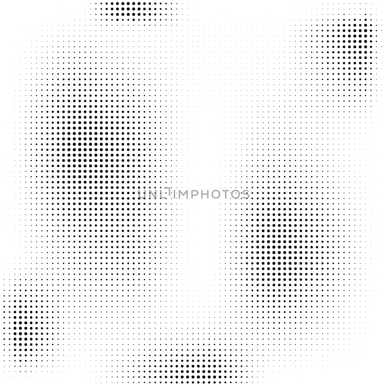 Halftone Pattern. Set of Dots. Dotted Texture on White Background. Overlay Grunge Template. Distress Linear Design. Fade Monochrome Points. Pop Art Backdrop.