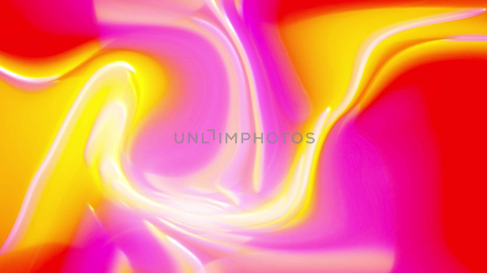 Neon wave. Computer generated 3d render