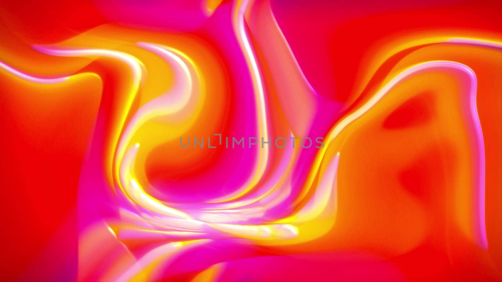 Neon wave. Computer generated 3d render